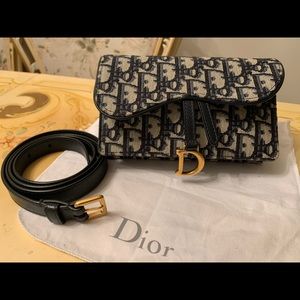 NOT FOR SALE Dior Oblique Saddle Belt BagAuthentic